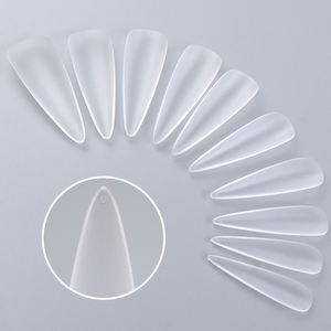 <span class=keywords><strong>Precio</strong></span> de fábrica, productos de belleza personalizados de alta calidad, uñas postizas naturales reutilizables, <span class=keywords><strong>puntas</strong></span> de uñas de Gel UV transparentes DIY - Product Image 5
