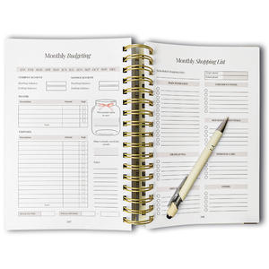 Planificateur personnalisé Bobine d'impression Spiral Bound Planner Spiral Notebook Weekly Monthly Manifestation Goal Diary Journal Planner - Product Image 6