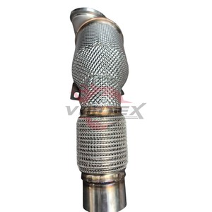 Tubo de escape de alto rendimiento Vortex compatible con B48 G20 325i 330i G30 G38 525i 530i 2.0T Racing Turbo con sistema de protección térmica - Product Image 6