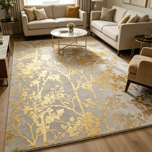 Tapis Marron 3D pour Salon, Décoration Intérieure Simple et <span class=keywords><strong>Moderne</strong></span>, Tapis Doux et Moelleux pour <span class=keywords><strong>Chambre</strong></span> à Coucher, Cour et <span class=keywords><strong>Chambre</strong></span> de Luxe - Product Image 3