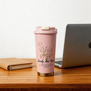 304 Stainless Steel Square Unbreakable Insulated Travel Mug <b>Bottle</b> 530ml Large Capacity Lid Water <b>Bottle</b> for Commuting Business - Product Image 1