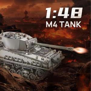 Piececool M4 Sherman Char moyen DIY Véhicule Modèle de <span class=keywords><strong>voiture</strong></span> Blocs de construction Ensembles de puzzles en métal <span class=keywords><strong>3D</strong></span> pour adultes Jouet éducatif - Product Image 3