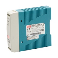 Alimentation électrique sur rail DIN MEAN WELL série MDR 10W 20W 40W 5V 12V 24V Sortie simple pour panneaux de commande et automatisation