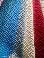 Textiles personnalisés, housse de canapé, tissu matelassé en velours, polyester, tricot