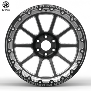 Jantes de course en alliage d'aluminium forgé DW 17 18 19 20 pouces 5x114.3 noires avec système Beadlock pour Nissan Skyline GTR R35, jantes de course légères - Product Image 2