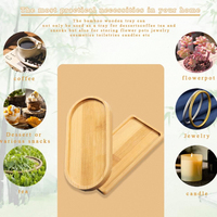 Assiette à dîner en bambou naturel écologique de haute qualité Plateau de cuisine Plateau à café - 100 pièces Style européen Personnalisable Multifonctionnel