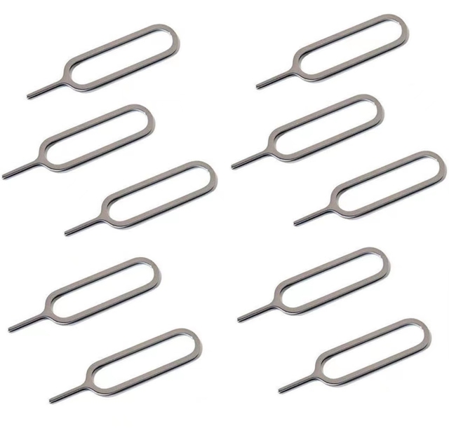Manufacturer Customization Key Tool Needle Pin Ejecting Removal Sim Card Tray for Phone Cutting Service Available