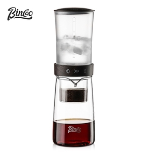BINCOO glace goutte à goutte cafetière infusion froide goutteur réglable cafetière grande capacité café <span class=keywords><strong>filtre</strong></span> ensemble 450ML - Product Image 1