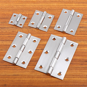 Charnière en acier inoxydable, ouverture à 180 degrés, 4 trous, design minimaliste pour armoire, placard, fenêtre - Product Image 3