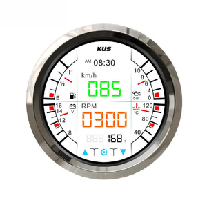 <span class=keywords><strong>KUS</strong></span> KMG マリンLCDデジタルディスプレイメーターゲージ 4.2インチ J1939 NMEA2000プロトコル対応 ボート用 - Product Image 3
