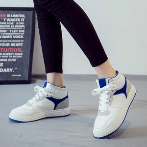 Stivaletti Casual da <span class=keywords><strong>Donna</strong></span> di Alta Qualità 2022, Nuovo Stile Versatile, Scarpe Sportive Casual Nere - Product Image 4