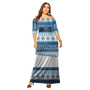 Vestido de Fiesta Tapa Personalizado de Diseño Fiji, Vestido Puletasi Polinesio de Playa para Mujer, Conjunto de 2 Piezas, Ropa Clásica Puletasi Samoana - Product Image 3