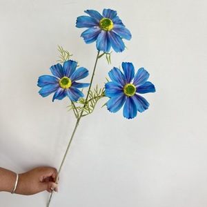 Flores Artificiales Cosmos de Seda Realistas para Decoración de Bodas y Hogar, Arreglos Florales de Interior - Product Image 2