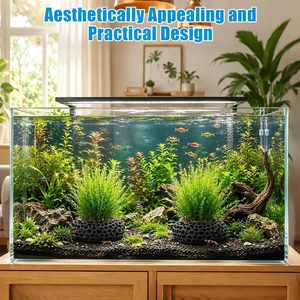 Nascondiglio Rotondo in Plastica Nera per Gamberetti, Decorazione per Acquario 8*8*2.5CM, Caverna per Gamberetti e Pesci <span class=keywords><strong>Betta</strong></span> - Product Image 5