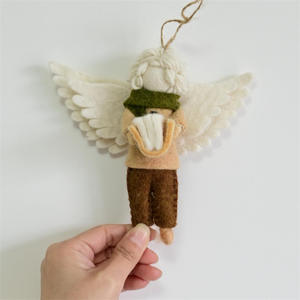 Colgante de fieltro de lana gruesa acabado, estilo Miu de alta gama, adorno para colgar en <span class=keywords><strong>el</strong></span> bolso, llavero, accesorios de joyería, diseño animal - Product Image 2