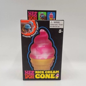 Jouet anti-stress souple en forme de cornet de glace Needo Style, jouet sensoriel à presser pour enfants, adolescents et adultes, cadeau sensoriel - Product Image 3