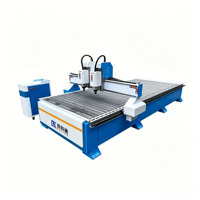 Máquina de Corte CNC para Madera a Precio Económico, 1325, 3 Ejes, Doble Cabezal, para Grabado y Trabajos en Madera