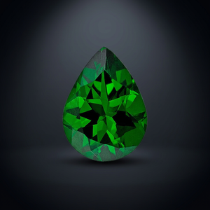 Tourmaline Verte Naturelle Taille Poire 9x11mm Certifiée IGI Prix de Gros Haute Qualité Pierre Précieuse Facettée Non Montée 3.20 Carats - Product Image 4
