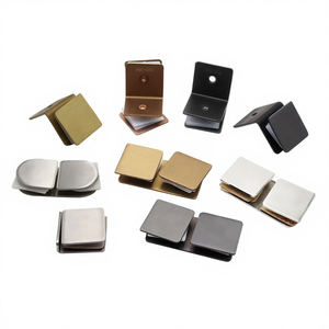 Soporte de Barandilla para Baño con Clip de Fijación de Vidrio Moderno, Marco de Soporte para Cuarto de Ducha, Placa de Soporte Multiángulo de Acero Inoxidable 304, Mainland - Product Image 1