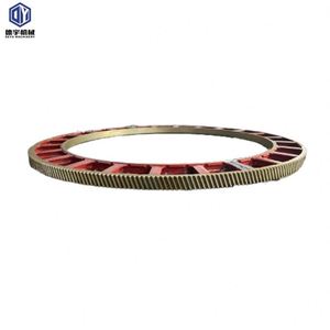 Engranaje helicoidal de molino de bolas de metal de módulo grande de acero de aleación de alta calidad de fundición industrial resistente - Product Image 1