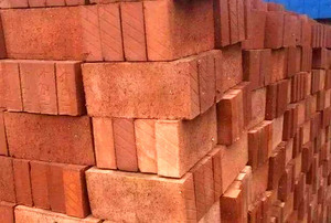 Taman Dekoratif Luar Ruangan Kualitas Tinggi Digunakan Tanah Liat Pelapis Merah Buatan Tangan Ubin Dinding Dinding Slip Rumah Batu Bata Padat - Product Image 5