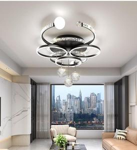 Slimme Woonkamer Licht Eenvoudige Moderne Luxe Kristallen Plafondlamp Led Master Slaapkamer Kroonluchter - Product Image 6