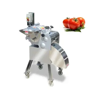 Industrial Stainless Steel Peach Tomato Dragon Fruit Onion Cube Cutter Fruit And Vegetable Dicing Cutting Machine