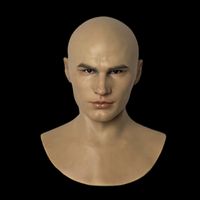 Masque facial complet en silicone réaliste pour Halloween, personnalisable, pour travestis, pour fêtes costumées