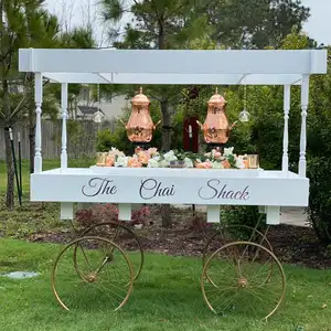 2024 fournitures de mariage en gros décor de fête bonbons Dessert chariot chariots sucrés à vendre