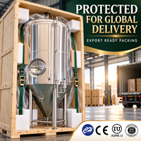 Cuve de Fermentation en Acier Inoxydable 100L 500L 1000L 2000L 5000L pour Équipement de Traitement de la Bière, du Vin et des Boissons