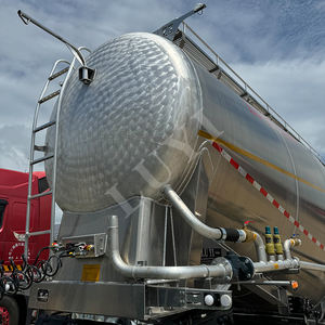 יצרן מותאם אישית כל מיכל אבקה אלומיניום טריילר 45 cbm יבש bulker מלט מלט יבש - Product Image 6