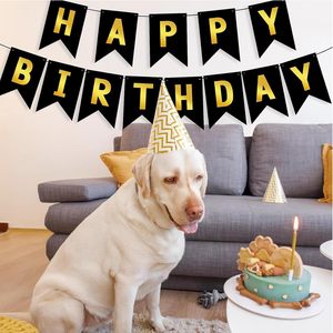Bannière d'anniversaire en forme de queue de poisson tendance, en papier bronzé, imperméable, pour décorations de fête Joyeux Anniversaire - Vente en gros usine - Product Image 3