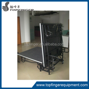Topfjnger bán nóng gấp nhỏ di chuyển di động thép di động nền tảng sân khấu cho nhà thờ - Product Image 5