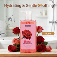Gel Douche Corporel Hydratant et Éclaircissant aux Fleurs et Herbes, Parfumé, Effet Moussant, 500ml - Vente Flash