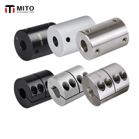 Accouplement flexible de type Oldham 8 MITO, personnalisable OEM/ODM, avec disque en caoutchouc à mâchoires standard et diaphragme à ressort