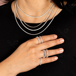<span class=keywords><strong>Anello</strong></span> da donna con cinturino <span class=keywords><strong>sottile</strong></span> in <span class=keywords><strong>argento</strong></span> sterling 18 carati vermeil baguette con diamante in <span class=keywords><strong>argento</strong></span> sterling 925 - Product Image 5