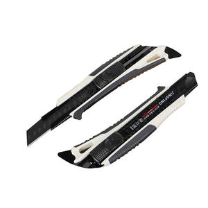 Couteau utilitaire Dingfa 16 cm noir et blanc avec lame de 0,6 mm pour le bureau et la découpe murale - Product Image 2