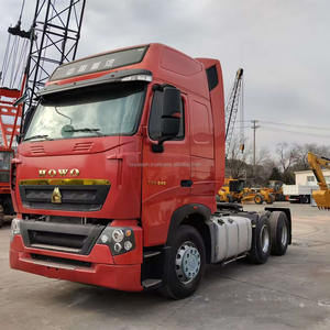 Camion tracteur d'occasion fabriqué en Chine, tête de camion manuelle 6x4 Howo TH7 540 ch, conduite à droite, conduite à gauche, norme d'émission Euro 2, diesel, vente - Product Image 1