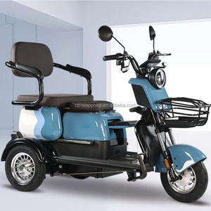 Gran oferta de triciclos eléctricos para adultos e-scooter pequeños scooters de movilidad ebike eléctrica de <span class=keywords><strong>3</strong></span> ruedas para <span class=keywords><strong>3</strong></span> personas - Product Image 3