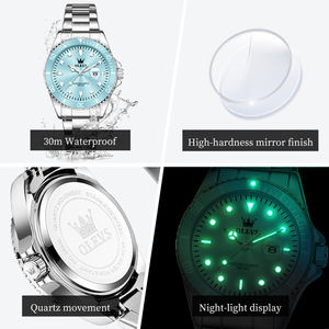 <span class=keywords><strong>Montre</strong></span> à quartz élégante OLEVS 5885, bracelet de luxe personnalisé avec logo OEM, pour <span class=keywords><strong>femme</strong></span>, <span class=keywords><strong>jeune</strong></span>, mode, sport - Product Image 6