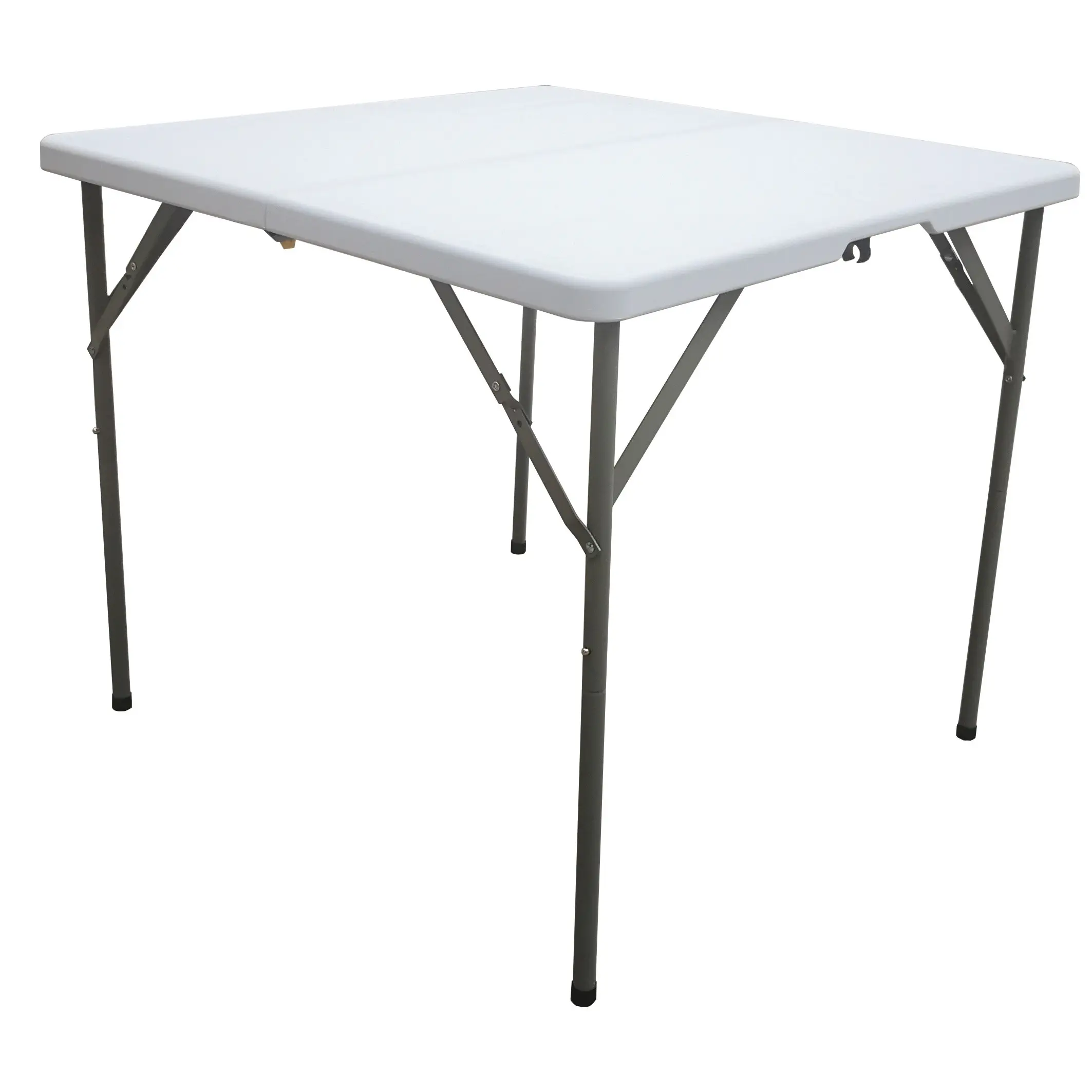 Wholesale outdoor folding cocktail table 86cm 4 seats square plastic table for camping