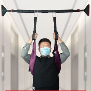 Cintura di Trazione Lombare con Barra Singola in Velluto e Gusci di Grano Saraceno, Supporto Lombare Robusto <span class=keywords><strong>per</strong></span> Uso Domestico, Sollievo <span class=keywords><strong>da</strong></span> Ernia del Disco Lombare - Product Image 2