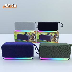 Cross-Biên Giới Sản Phẩm Mới Bs-16 Không Dây Cho Loa 5W Pin Xách Tay RGB Ánh Sáng Vải Lưới Thẻ-Chèn Máy Tính Để Bàn - Product Image 2