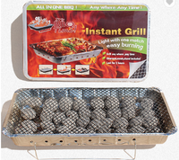 Instantanée jetable barbecue grill mini barbecue grill
