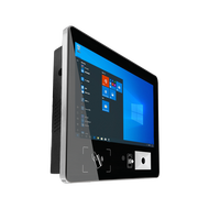 Terminal Punto de Venta Todo en Uno con Pantalla Táctil Plana Windows 10, Sistema POS con Escáner y Cámara