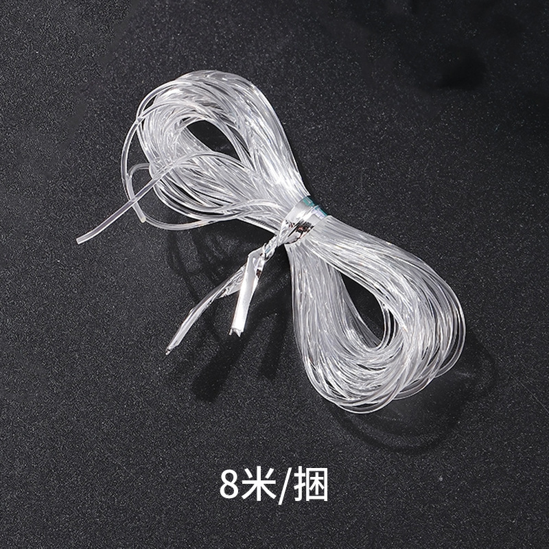 Transparent crystal elastic yarn [Approximately 8 meters per bundle]