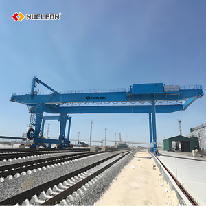 รถเครนติดตั้งบนราง RMG รุ่น Container Heavy Mobile Crane ขนาด 30 ตัน 35 40 สำหรับขาย 50 ตัน 70 ตัน 80 ตัน รถเครนติดตั้งบนราง RMG สำหรับตู้คอนเทนเนอร์ - Product Image 2