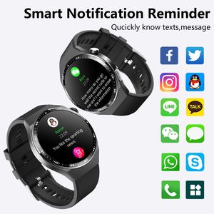 Montre connectée Android pour seniors avec écran tactile, suivi du sommeil, rappel d'appels et bracelet <span class=keywords><strong>de</strong></span> qualité supérieure - Product Image 4