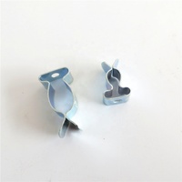 Etiquettes de mobilier en forme de U, partie à ressort en acier inoxydable plaqué nickel de Zinc, partie d'estampage progressif