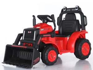 Escavatore Elettrico Cavalcabile per Bambini 3-8 Anni, <span class=keywords><strong>Auto</strong></span> Telecomandata con Benna e Rimorchio, Alimentata a Batteria, 4 Ruote, Giocattolo per Bambini - Product Image 1